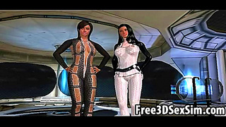 Hot Alien Babe Takes Rough Ride from Astronaut on Space Mission