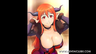 Seductive Anime Beauties Share Steamy Moments in Ecchi Fantasy