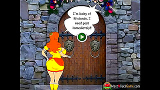 Nintendo Holiday Hentai Party: Tits Out for Santas Threesome Naughty Fest