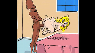 Curvy Hentai Babe Takes Huge Cock for Steaming creampie Fun
