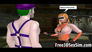 Joker Dominates Busty 3D Beauties in Wild Hentai Gangbang Fantasy