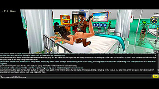 Anime Goddess Takes Rough Ride from Gamer Dude in Steamy Clinic Encounter