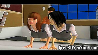 Alluring 3D Asian Beauties Pleasure Men in Steamy Hentai Action