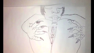 Lesbian Artists Spice Up Their Studio Time with Steamy Playful Action
