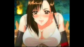 Tifa Pleasures Cloud with Sensual Blowjob in Steamy Hentai Fantasy