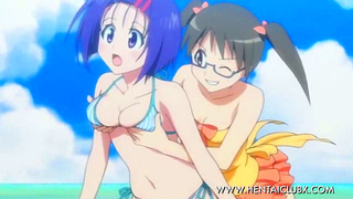 Bikini Beauties Tempt Fate in Steamy Hentai Pool Party Madness