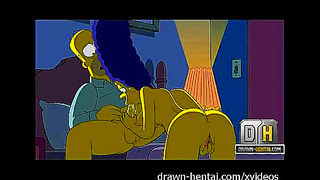Marge Seduces Homer into Wild Blowjob creampie Action