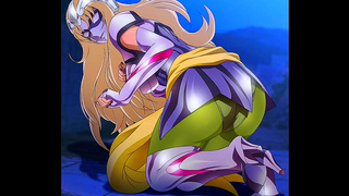 Yunas Steamy Aquila Encounter Ignites Passion in Saint Seiya Omega Hentai