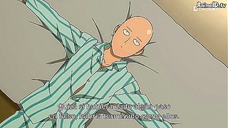 Heroic Shonen Warrior Ignites Steamy Encounter with Seductive Fighter in OPM World