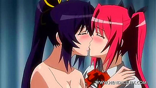 Alluring Anime Vixens Strip Down for Steamy Cosplay Fun in Rakuen 11