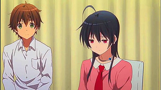 Chuunibyou Lovers Share Steamy Romantic Moment in Animated Bliss