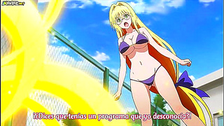 To Love Ru Beauty Enjoys Steamy Encounter in Sensual Hentai Moment