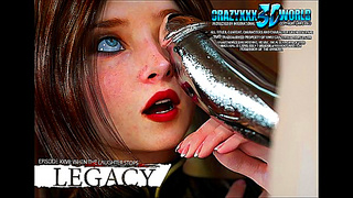 Big-Titted Teen Pleasures Giant Cock in Steamy 3D Anal Adventure