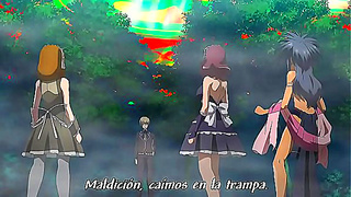 Sultry Anime Beauty Tempts Lover into Steamy Ecchi Trance