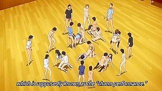 Drama Club Schoolgirls Spark Steamy Hentai Orgy in Gym Class