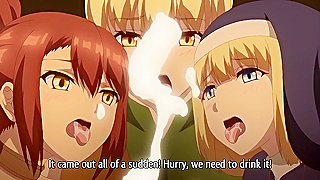Busty Warrior Girls Pleasure Hero in Steamy Blowjob Trio – Another World Harem Tale