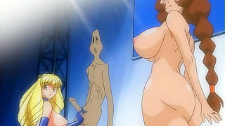 Marin Faces Off Against Blonde Bimbo in Steamy Hentai Showdown