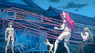 Curvy Redhead Catgirl Takes Tentacle Demons Thick Shaft in Tight Asshole