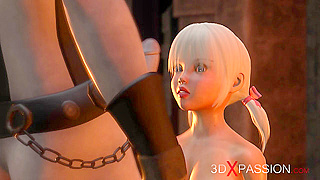 Blonde Teen Dominated by Slave Master in Steamy Hentai Encounter