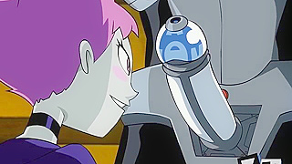Cyborg Succumbs to Temptation as Jinx Delivers Naughty Blowjob – Teen Titans Hentai