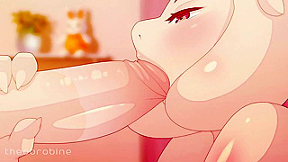 Toriel Takes Pleasure from Massive Cock After Blowjob in Furry Heat