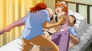 Naughty Nurse Tempts Virgin Patient with Busty Curves in Steamy Hentai Clinic Encounter