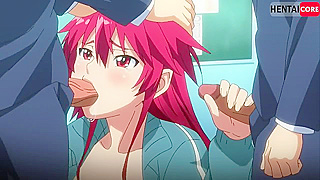 Succubus Vampire Tempts Students in Steamy School Encounter – Dinner for Sin