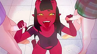 Meru Seduces Chess Club Virgins in Steamy Demon School Delight