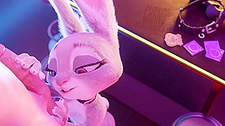 Judy Hoops Takes It All with a Hot Facial in Steamy Zootopia Action