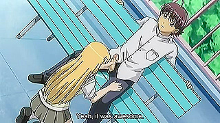 Hot Teen Gets Blown by Lustful Club President in Park Encounter