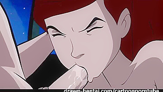 Gwen Pleasures Kevin with Hot Blowjob Before Wild Ride in Parody