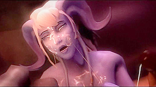 Orc Dominates Night Elf in Colosseum Heat, Fans Roar During Wild Fuck Fest