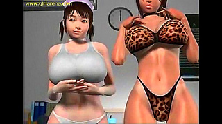 Big-Titted 3D Nurse Takes On Multiple Lovers in Wild Hentai Gangbang