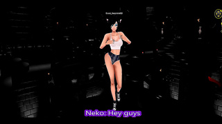 Neko Babe Tempts Lover in Steamy 3D Anime Encounter for IMVU Pleasure