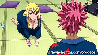 Natsu Pleasures Lucy with Massive Hardness in Steamy Dragon Night Encounter