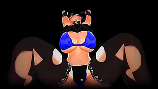 Seductive Anime Beauty Teases with Alluring Dance in Steamy MMD Fantasy