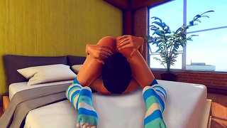 Virtual Lust: Hetero Animates Heat Up Steamy Digital Encounter
