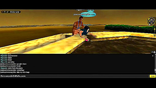 Cici Embraces Steamy Encounter with Bold Cartoon Lover in IMVU Adventure