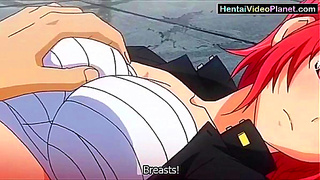 Voluptuous Anime Vixen Flaunts Curves in Seductive Alien Costume Fantasy