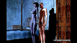 Vampire Beauty Takes Huge Rod in Steamy 3D Hentai Encounter