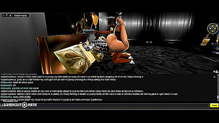 IMVU Lovers Steamy 3D Adventure in Golden Fantasy Bedroom Roleplay