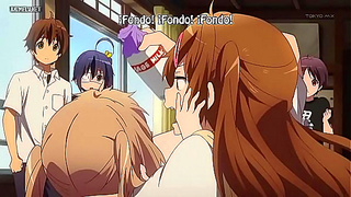 Chuunibyou Lovers Embrace Under Stars With Fiery Passion And Tender Kissing