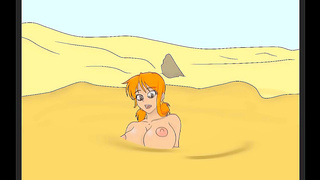 Nami Trapped in Mud—Steamy Hentai Rescue Gone Wild