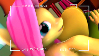 Steamy Homemade Encounter - 3D Hentai Lovers Filmed In Private Moment