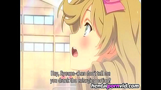Giantess Beauties Clash in Steamy Hentai Showdown