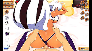 Sultry Tanned Beauty Takes Wild Ride in Steamy Hentai Adventure