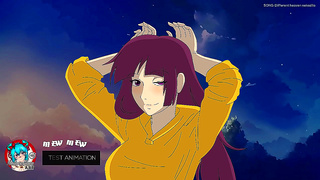 Hotaru MILF Flaunts Busty Curves in Seductive Anime Cosplay Fantasies