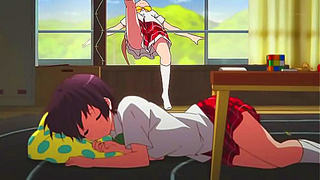 Adorable Chuunibyou Pair Share Romantic Moment in Sweet Anime Love Scene