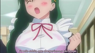Seductive Maidens Tempt the Dashing Butler in Bold Hentai Fantasy