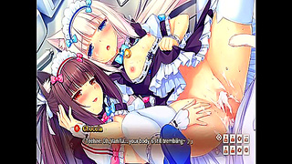 Neko Babes Unleash Lust in Steamy Japanese Hentai Fantasy